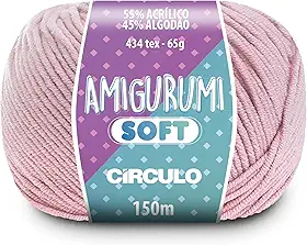 Linha Amigurumi Soft - Circulo - croche e trico (3141-Menina)