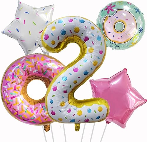 Miniatura 8 de Globos de béisbol de papel de aluminio para decoración de cumpleaños, globos con el número 8, globos de confeti de estrella roja y azul para