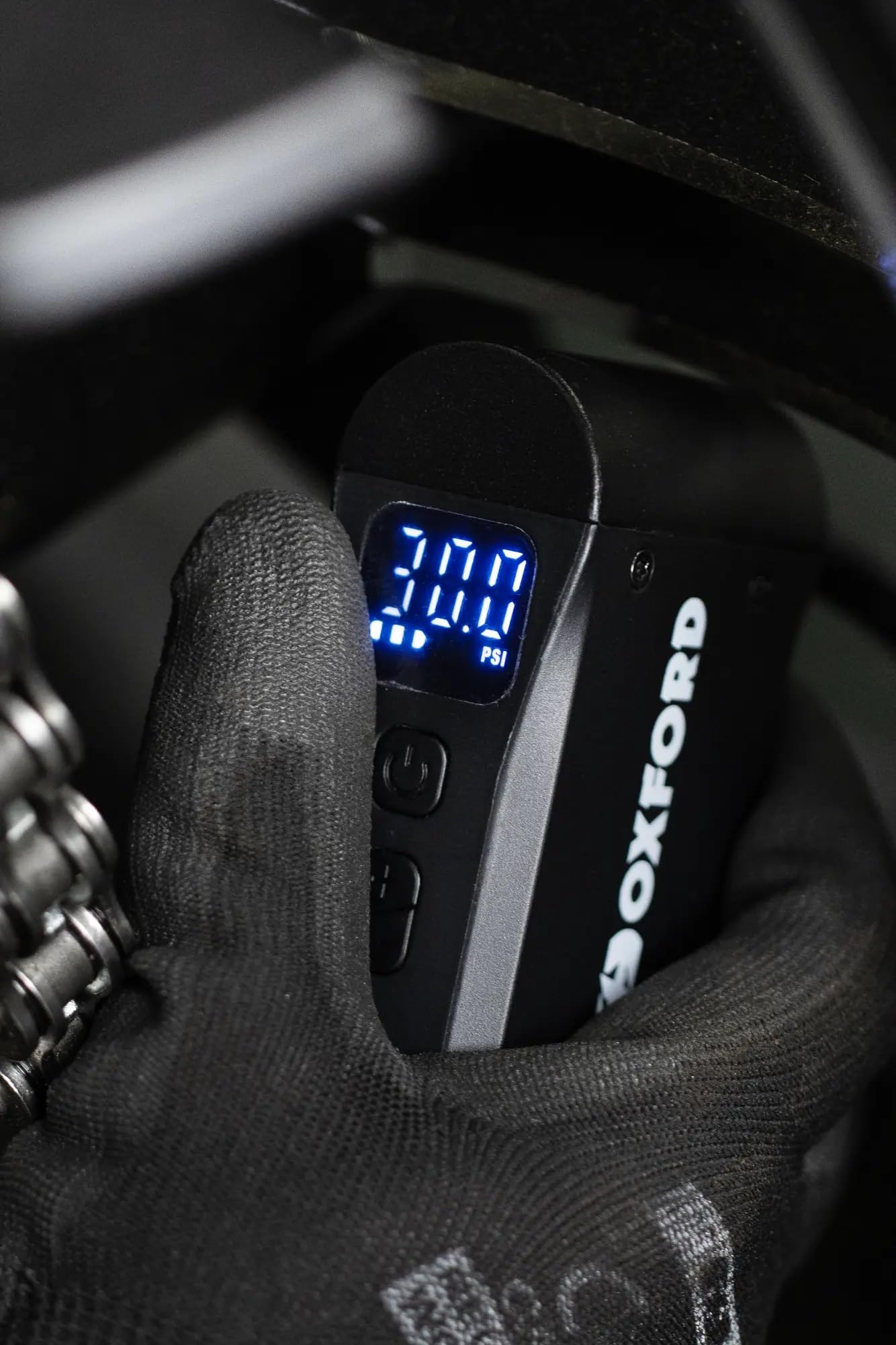 Oxford NanoJet EL143 Gonfleur de Pneu sans Fil Ultra Compact | Gonflage de pneus de Moto, vélo, Ballon de Football et gonflables