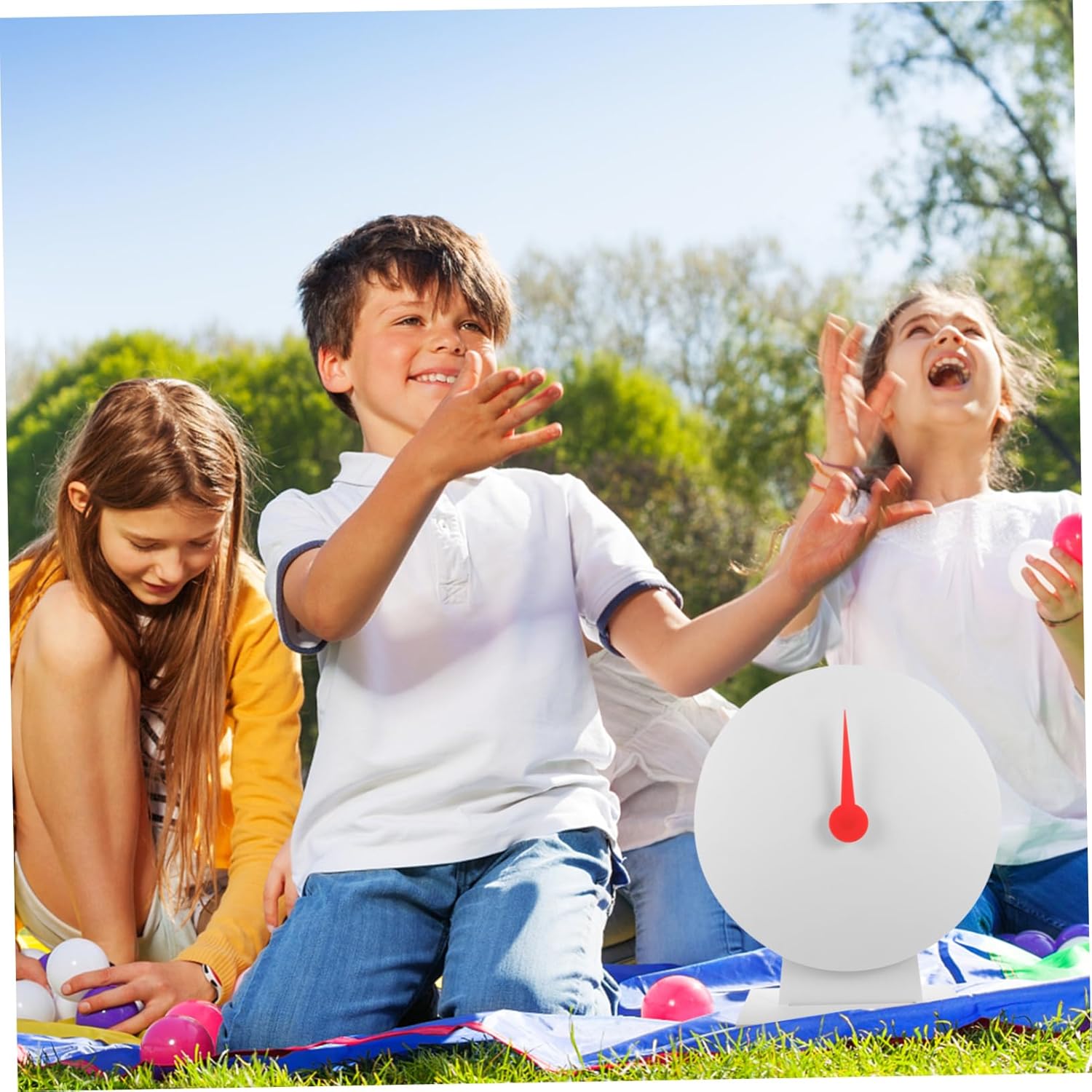 Alasum Prize Wheel Game Desktop Raffle Turntable for Carnivals Trade Shows and Parties Fun Interactive Prize Slots