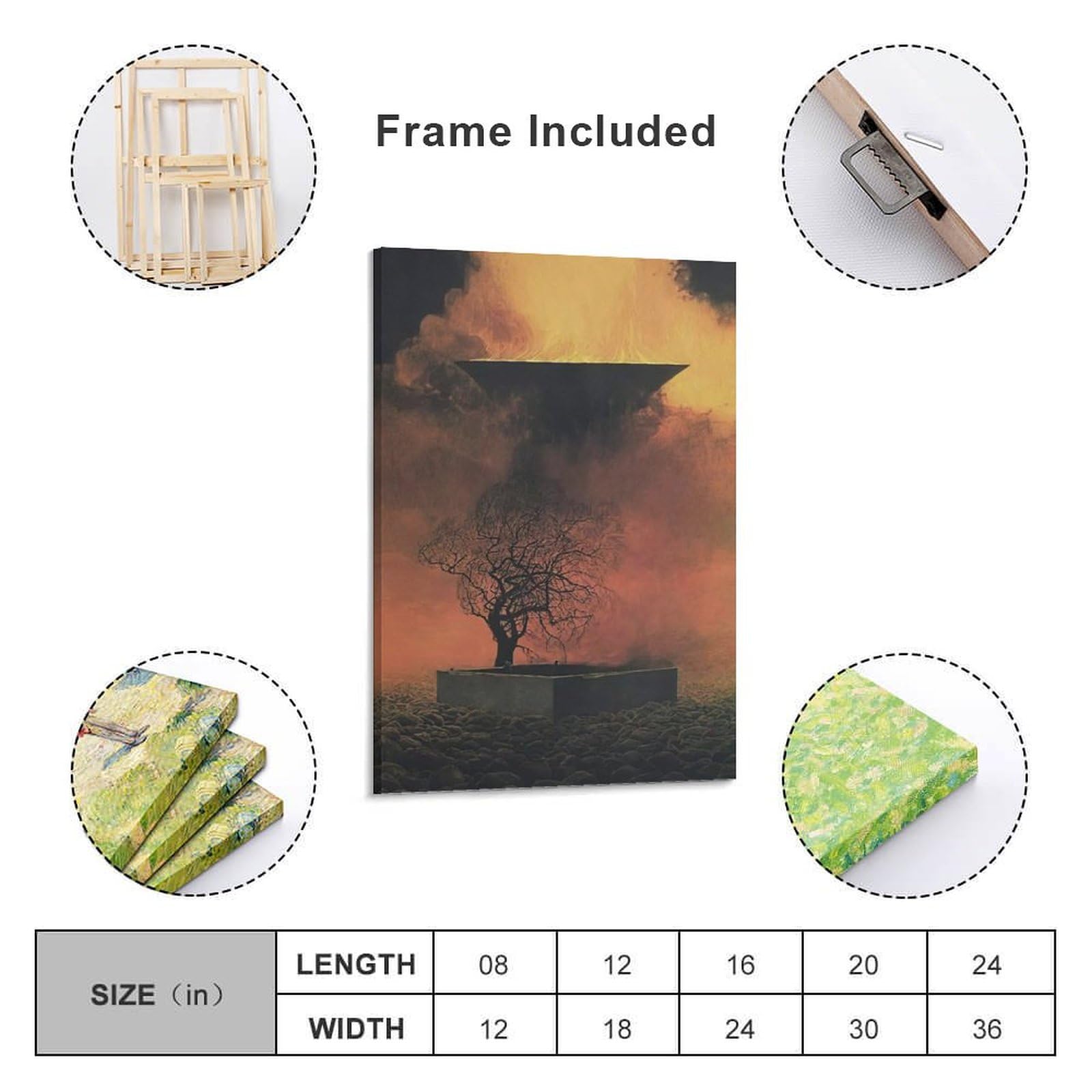 【USA購入】アメリカ カウボーイ 馬 リアリズム ペン画 ポスター ☆おまけ付 Amazon.com: Zdzislaw Beksinski Untitled Paintings Canvas