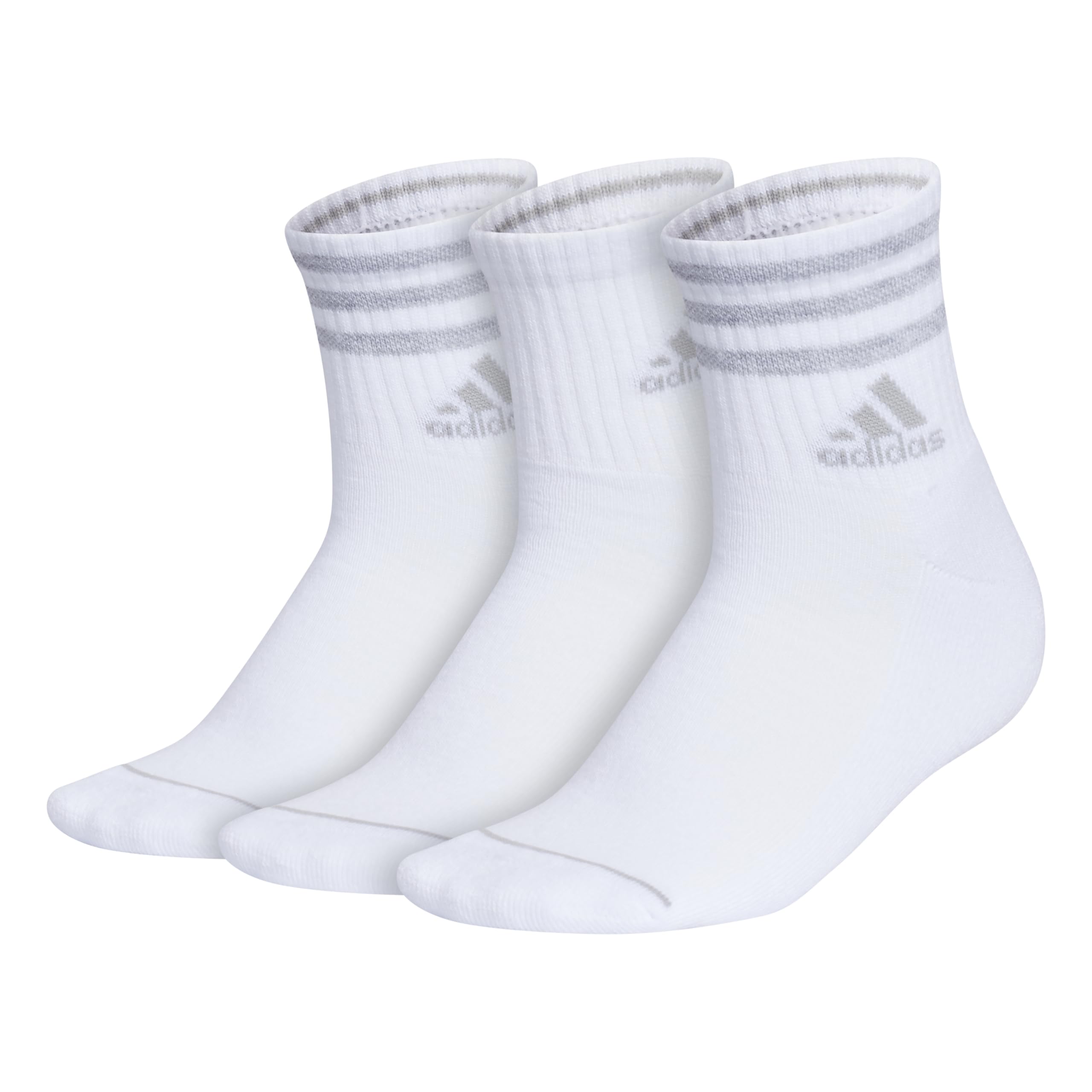 adidas Men's Cushioned 3-stripe 3.0 3-pack High Quarter Calcetín de cuarto alto Hombre (Pack de 3)