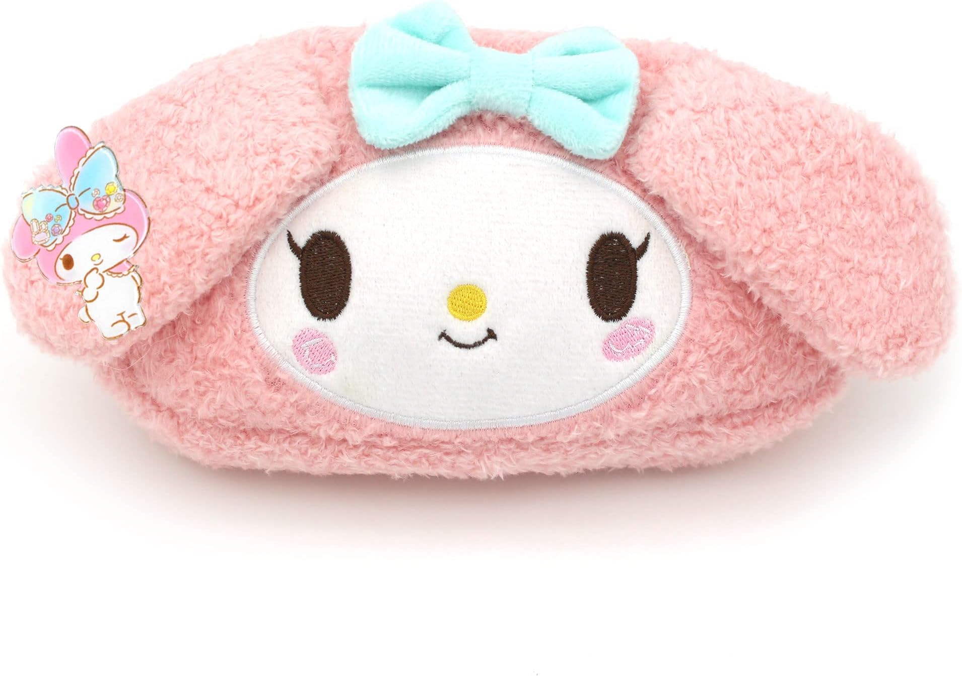 OhjijinnCute Kawaii Pencil Case with Acrylic Badge, Cartoon Kawaii Makeup Pouch, Anime School Supplies, Japanese Pencil Bag Anime Stationery Pouch Gift For Girls Women
