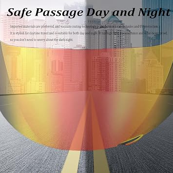 Motorcycle Helmet Visor Replacement for MT Thunder 4 SV, Scratch-Resistant, Anti-Fog, Water-Resistant Coating, UV-Blocking, Easy to Install and Durable,B Aurora Red