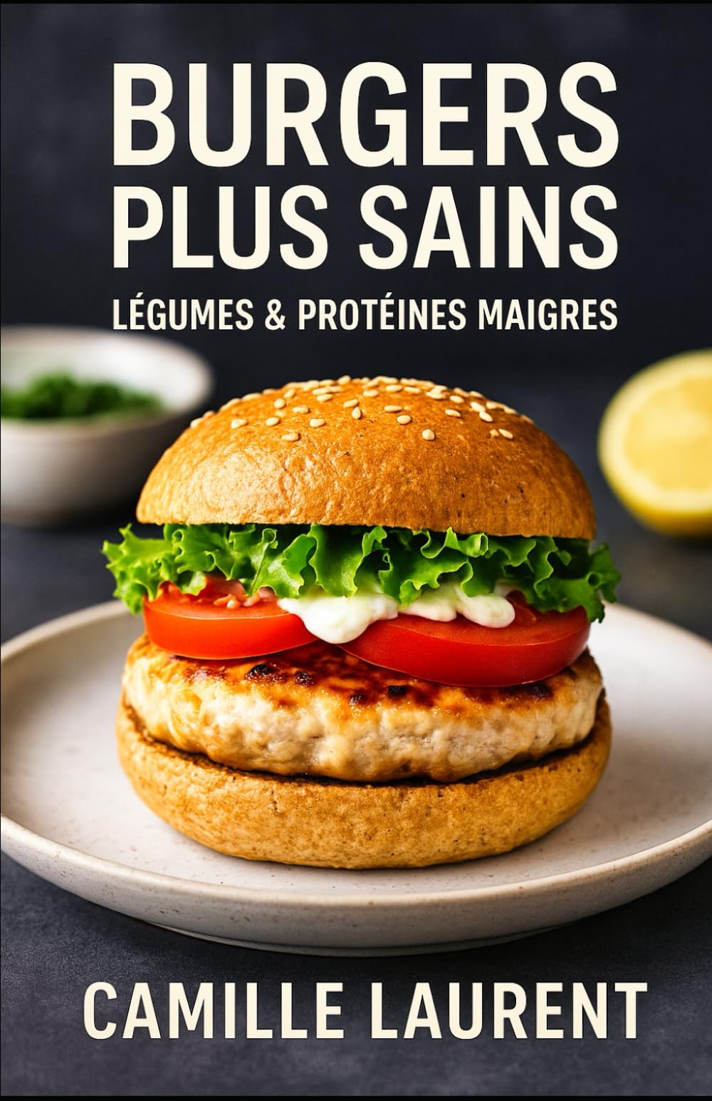 Burgers Plus Sains — Légumes & Protéines Maigres: 60 recettes équilibrées et actuelles : burgers légers, astuces minceur, sauces au yaourt, pains ... végétales et marines pour toute la famille