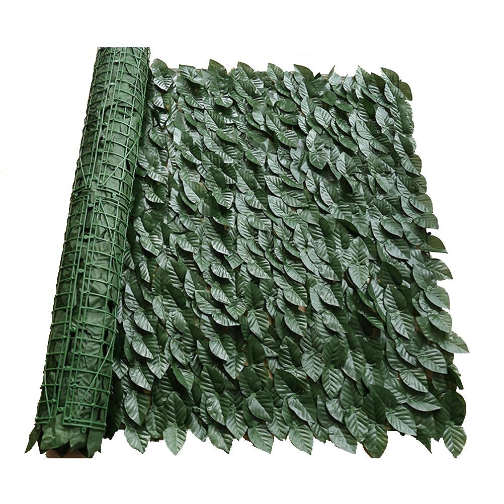 Hidyliu 1 Rolle Knstliche Hecke, Knstlicher Efeu Sichtschutz Zaun, Grn  Gartensichtschutz, Dekorative Zune, UV-Schutz, Outdoor, Garten, Terrasse  und Hinterhof(Dunkelgrnes : Amazon.de: Garten
