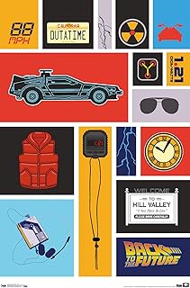 Trends International Back to the Future - Grid Wall Poster, Unframed Version, 22.375" x 34"