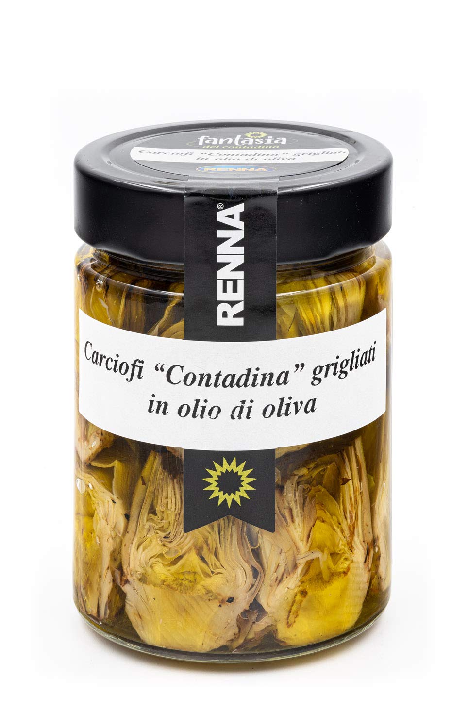 Fantasia del Contadino - Mix antipasti verdure sott'olio di oliva - Peperoncini ripieni, Pomodori "Sunpomò", Carciofi grigliati, Filetti di peperone, Antipasto "Italia", Funghi Champignon grill