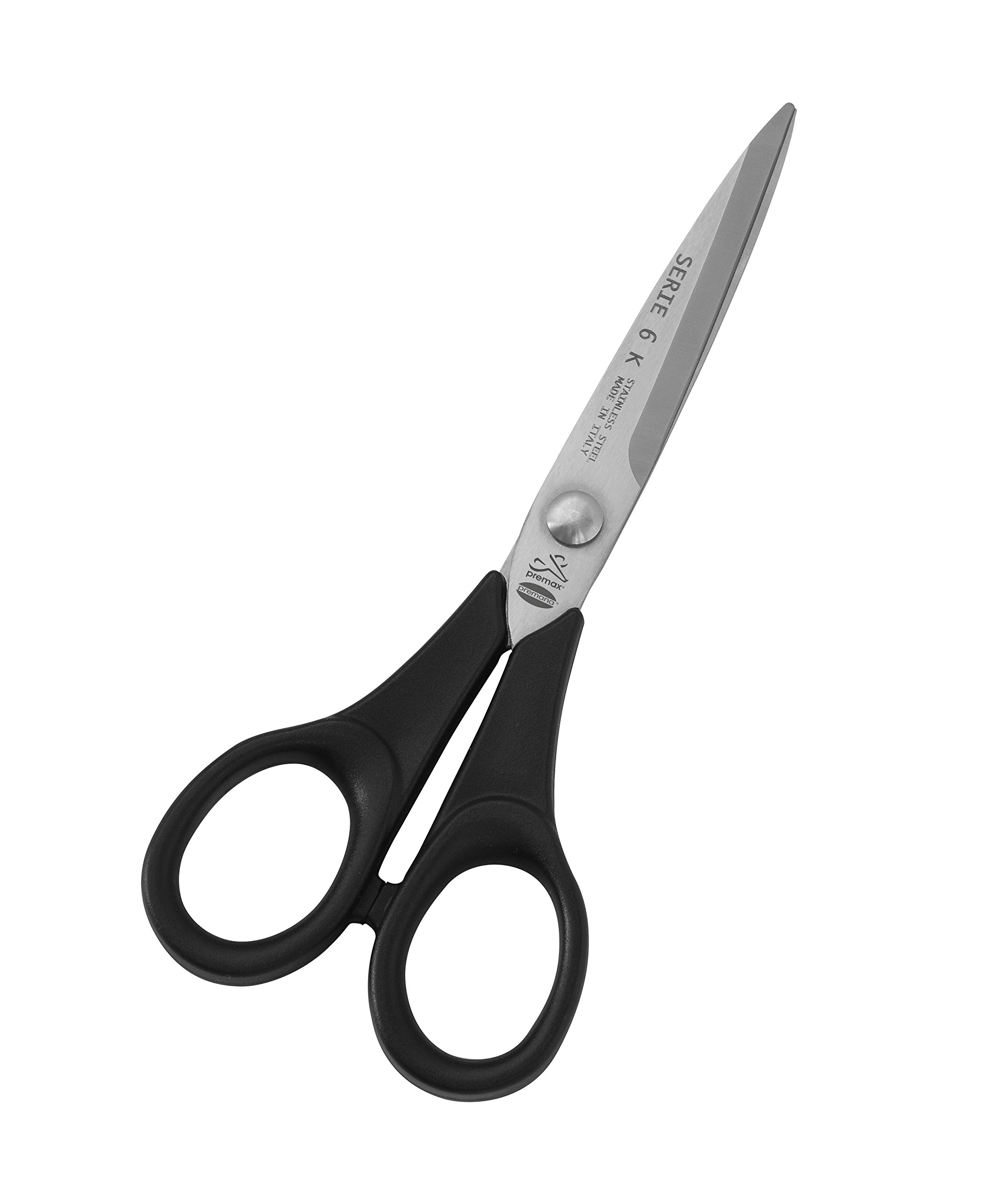 Consorzio Premax 85590 Forbici Cucito con un Filo Microdentato, Nero