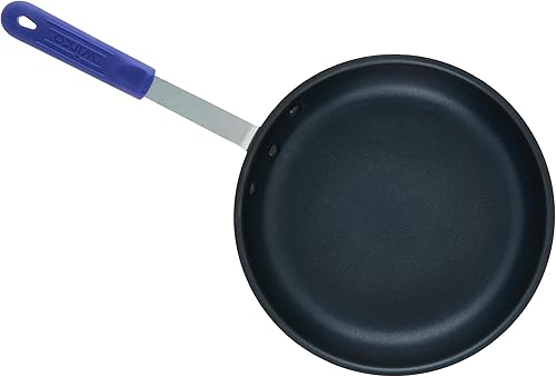 Miniatura 2 de Winco Sartén de aluminio de grado comercial con mango Stay Cool, compatible con inducción, acabado antiadherente, 12 pulgadas