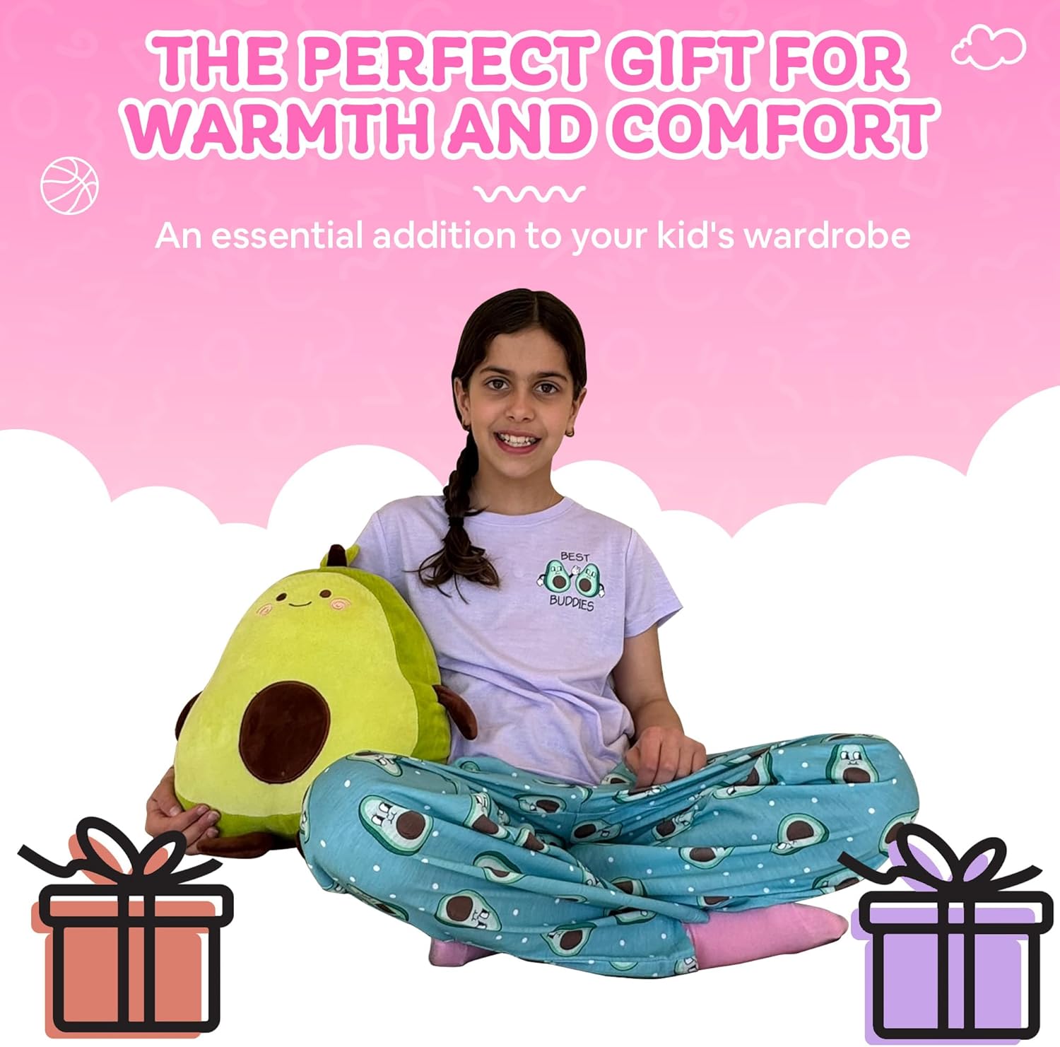 US Angels Girls Pajamas Set - 3-Piece PJs Set, Tee, Pants & Shorts, Soft Girls’ Sleepwear, Teen Kids Pajamas, Sizes 5-16 - Image 8