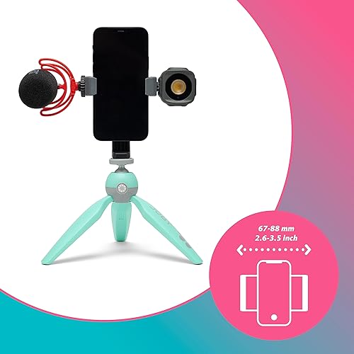 Miniatura 2 de JOBY HandyPod 2 Kit, Table Top Tripod with GripTight 360 Phone Mount and Pin Joint Mount, Phone Tripod for Smartphones, Action Cam and Mirrorless
