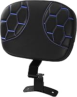 Vista 12 de Conductor/Rider Respaldo Road King Front Driver Rider Backrest Pad Para Harley Touring CVO Street Glide Road Glide Electra Glide 2009 Later