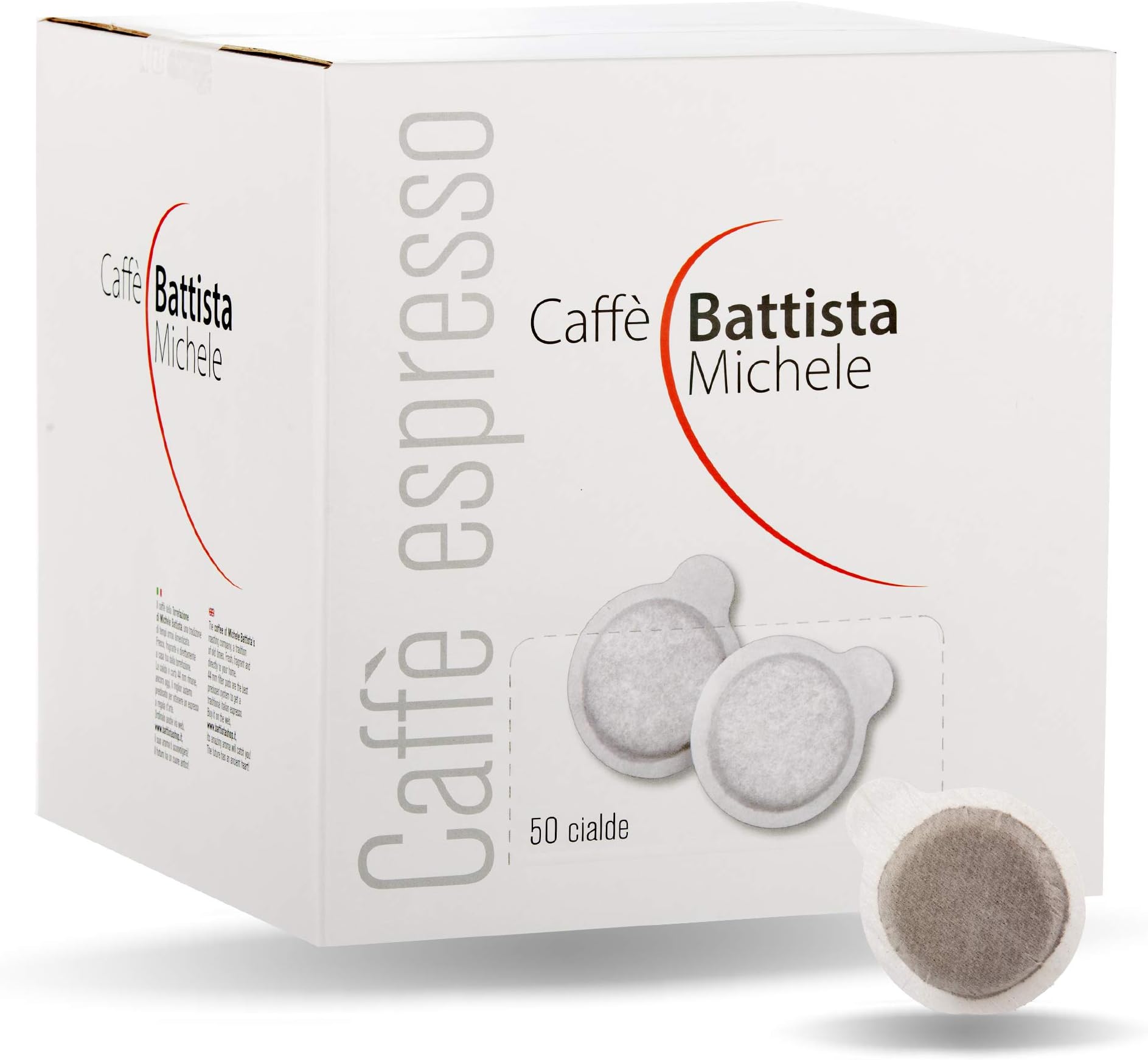 Torrefazione Caffè Michele Battista - ESE Espresso Coffee Paper Pods, Forte Blend (50)