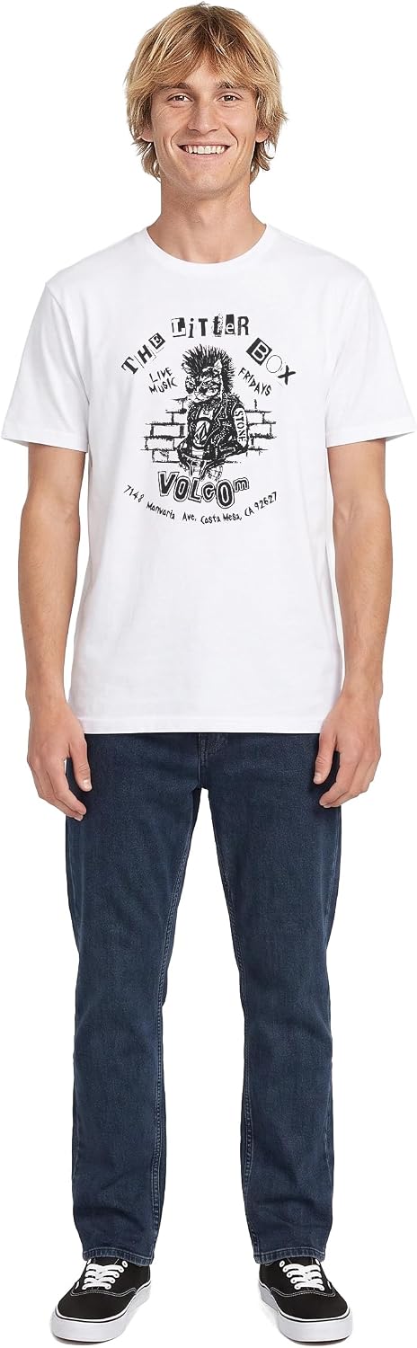 Volcom Men's Solver Stretch Denim Jeans-Modern Fit Pant image 4