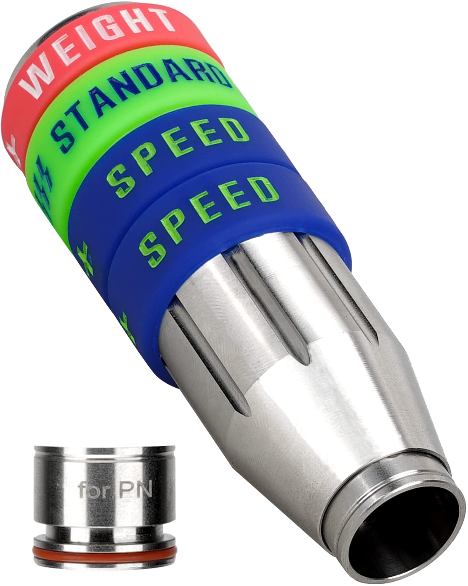 BIG TEETH Golf Swing Speed Trainer Adjustable - Equipment with 3 Weight Configuration Options - Tempo Training Aid Connects to Your Clubs for Ping — image 1