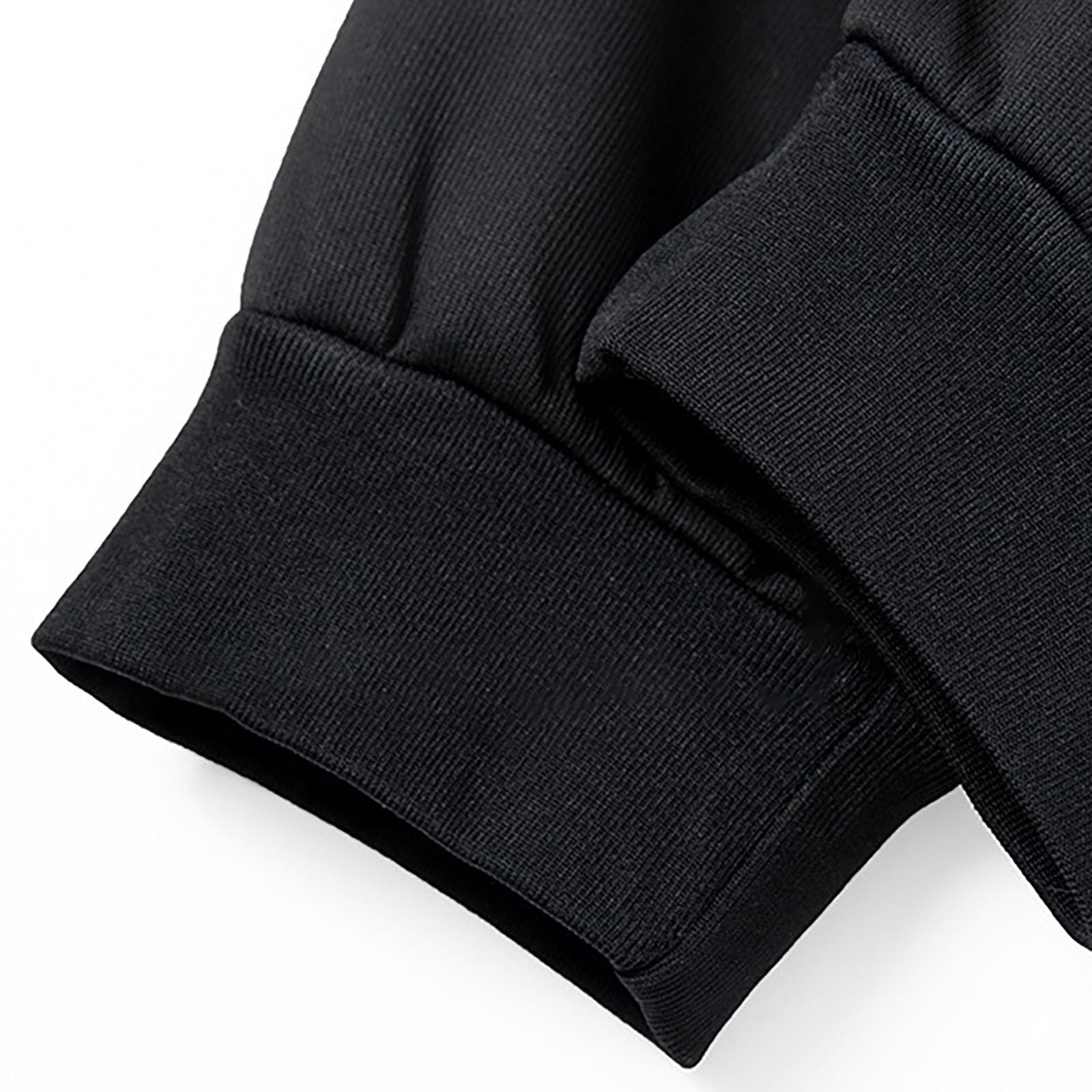 Tuta sportiva da uomo, in pile, 2 pezzi, felpa e pantaloni da jogging, tuta spessa, da jogging, sport, con calda imbottitura, per il tempo libero, oversize