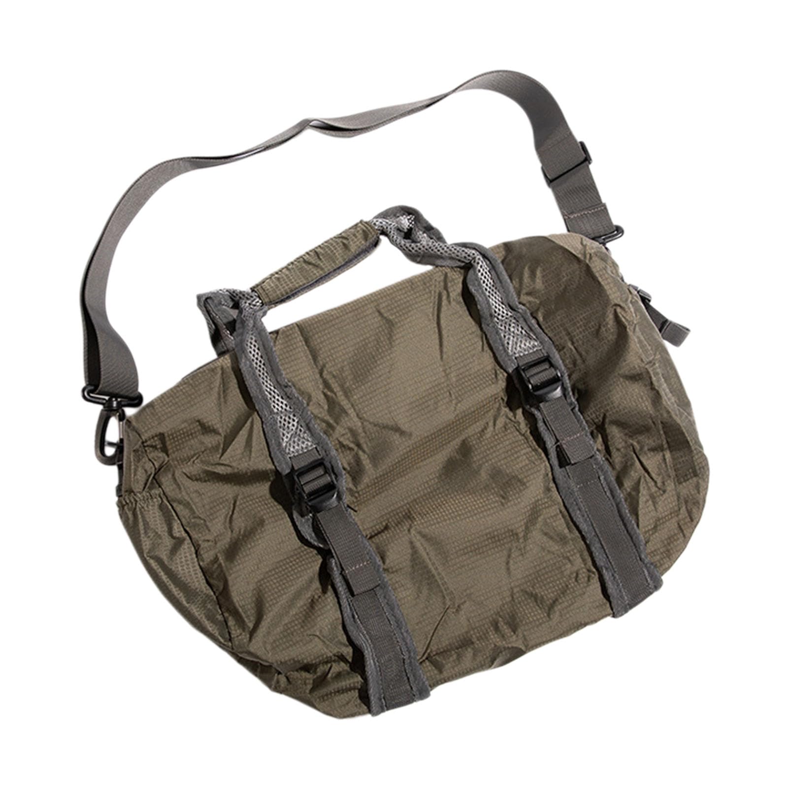 Borsa da trasporto con tracolla regolabile e manici superiori, borsone da viaggio pieghevole per schizzi per campeggio e la pesca Borsa da trasporto ripiegabile Borsone da viaggio per la