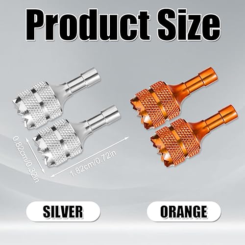 Miniatura 2 de 4 unidades de control de drone 3 Pro RC Smart Controller, joysticks remotos desmontables de repuesto para drones (naranja plateado)