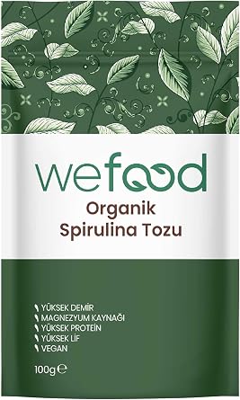 Wefood Organik Spirulina Tozu 100 gr 8681749104406