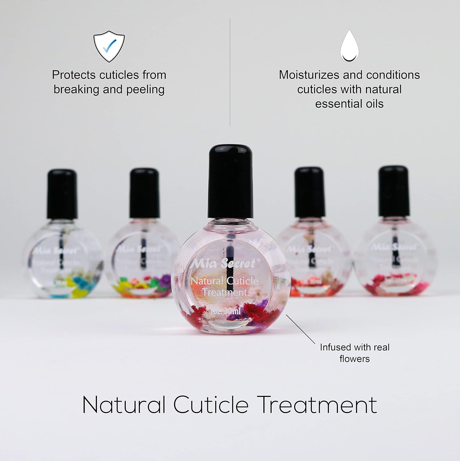 Mia Secret Scented Cuticle Oils MADE IN USA 6 Scent Varieties (Lilac, 1 oz.)
