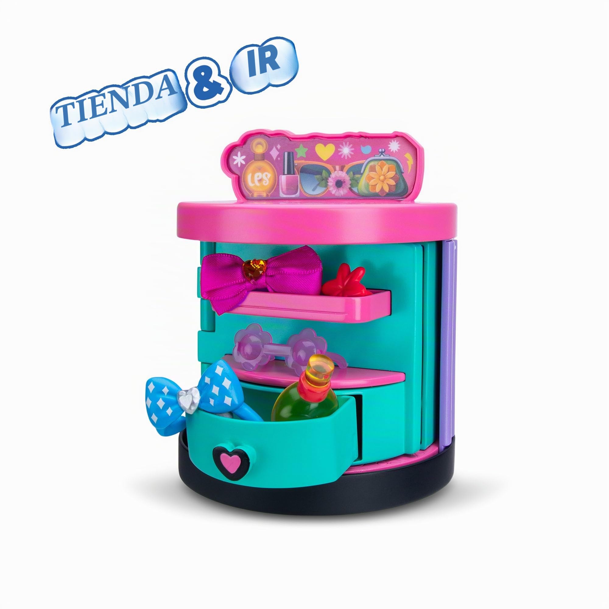 Littlest Pet Shop Spin & Style Boutique - Serie 4 - Gen 7 Auténtica Figura de Juguete LPS Bobble Head, Animal de Juguete Coleccionable, a Partir de 4 años
