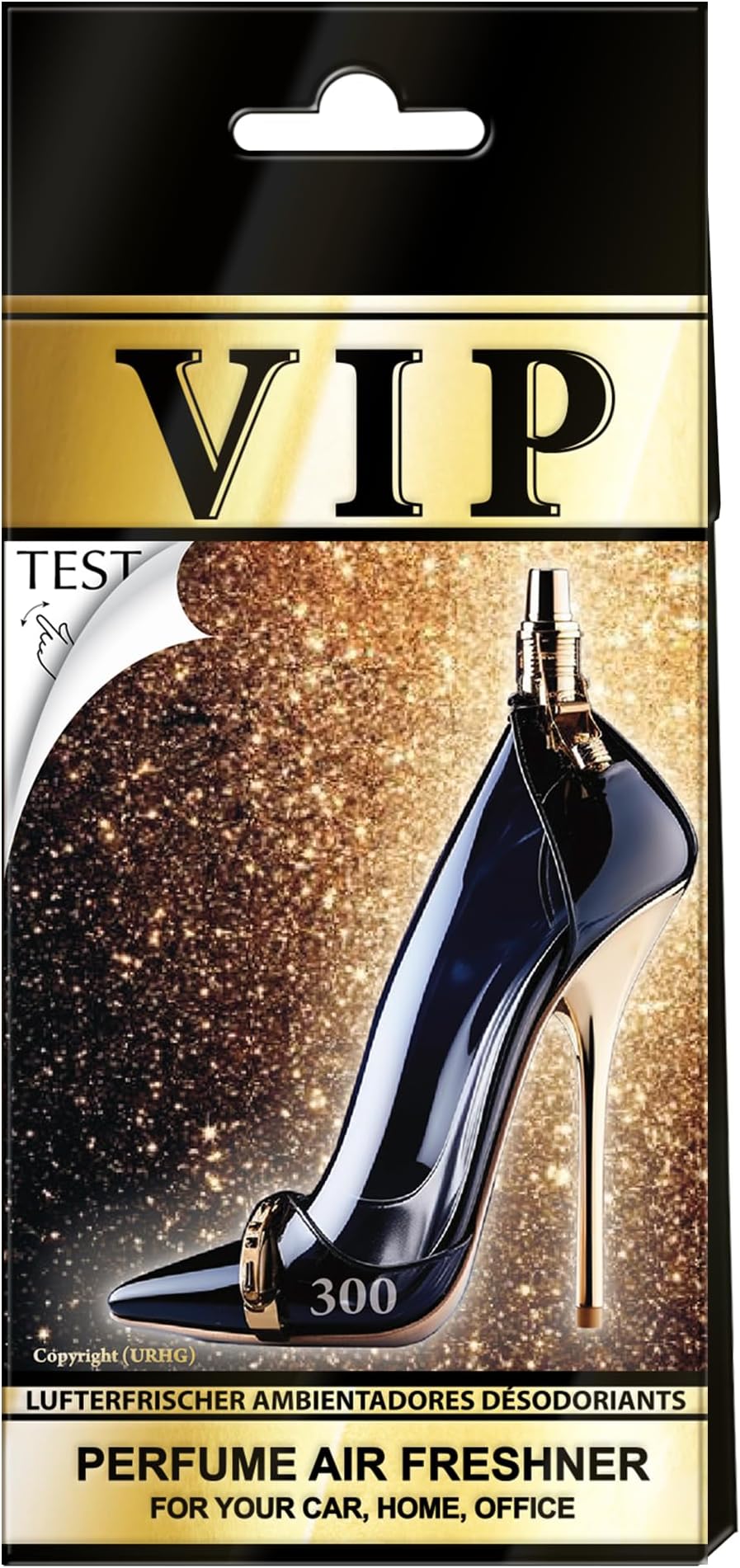 VIP 4 car air fresheners, inspired by the designer's fragrance. Durable and unique for her