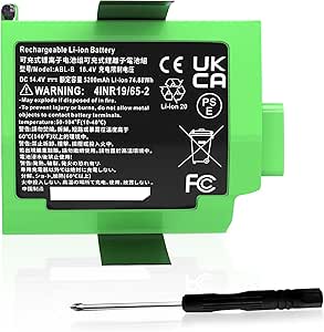 ANTIEE 4400mAh Vacuum Cleaner Batterie Compatible avec Roomba S9/S9 Authentic Series,Replacement for ABL-B 4INR19/65-2 avec Aspirateurs 14.4V ANTIEE 4400mAh Vacuum Cleaner Batterie Compatible avec Roomba S9/S9 Authentic Series,Replacement for ABL-B 4INR19/65-2 avec Aspirateurs 14.4V