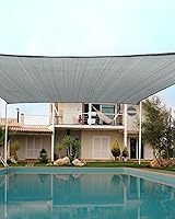 Vista 25 de Quictent - Toldo de sol de 6.1x7.9 m para patio, 185GSM, toldo rectangular resistente para exteriores con protección UV, toldo de sol para el jardín