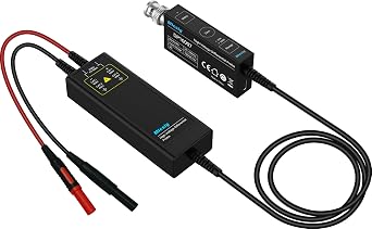 Micsig 700V 100MHz High Voltage Differential Probe kit 3.5ns Rise Time 10X/100X Attenuation Rate Oscilloscope Probe Kit Accessory DP10007