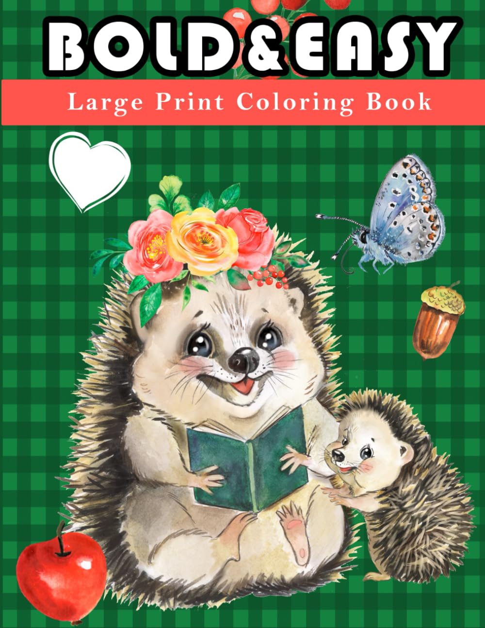 Bold and Easy Large Print Coloring Book An Big and Simple Coloring