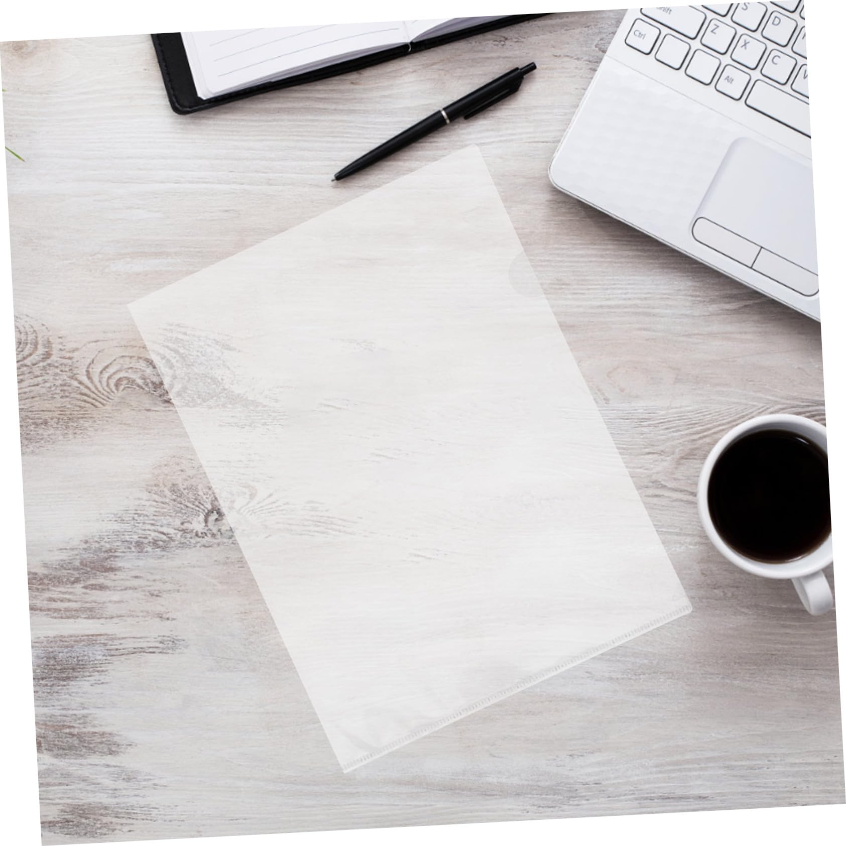 PLAFOPE 100 pezzi Cartelline Trasparenti in Plastica Resistente e Documenti con Ampio per Organizer per Ufficio e Casa