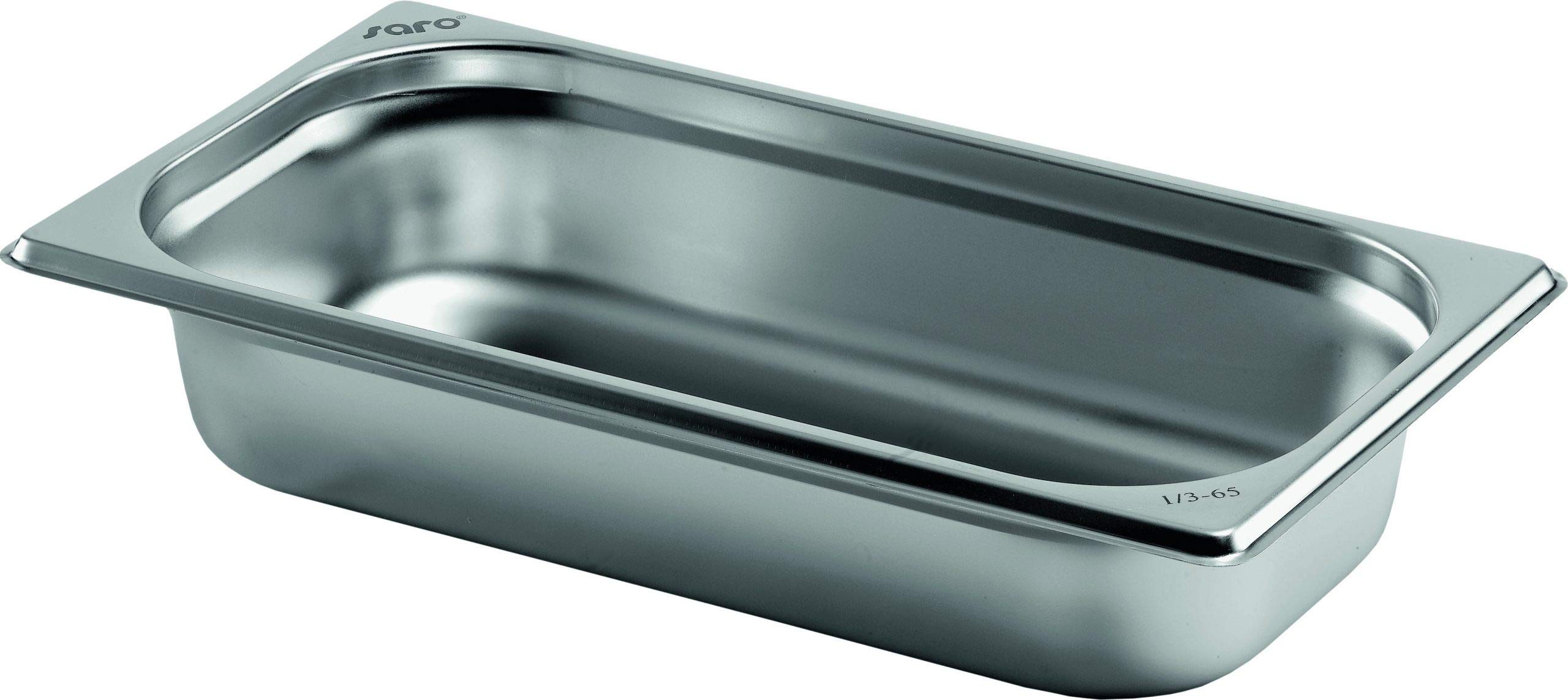 Saro Budget Line - Recipiente para gastronomía, 1/3 GN, profundidad de 65 mm
