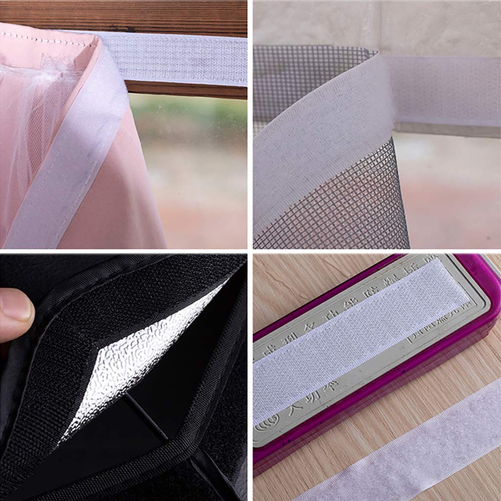 Nastro Autoadesivo Extra Forte 25m, Aderenza Forte Riutilizzabile Nastro Biadesivo Nastro Uncino e Nastro Asola, per Tende, Finestre e DIY. - Bianca 5cm Larghezza