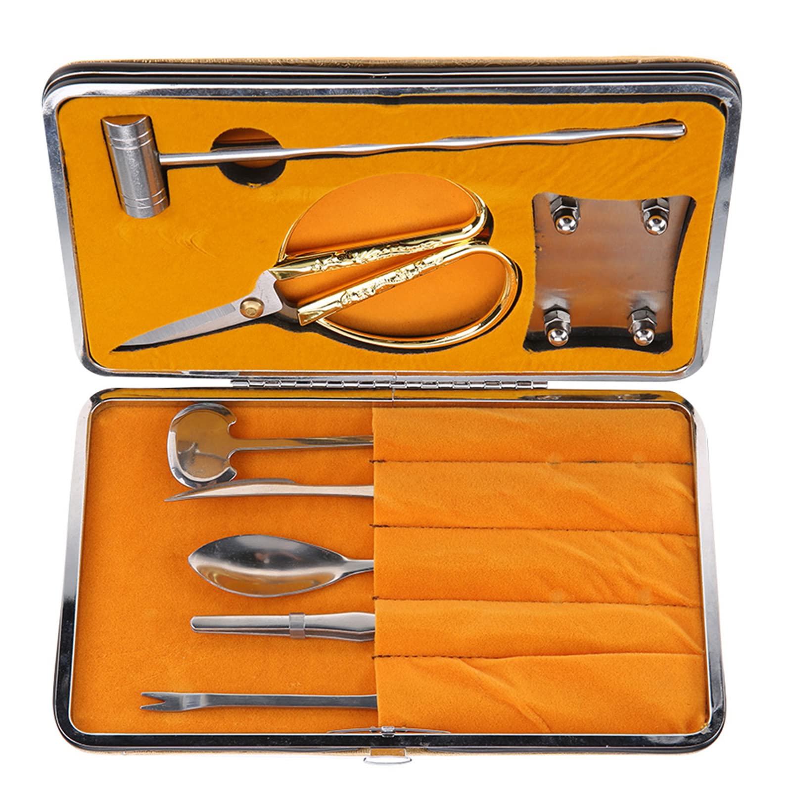 Ensemble d'Outils de Crabe à Biscuits au Homard, Fruits en Acier Inoxydable, Kit 8 Pièces