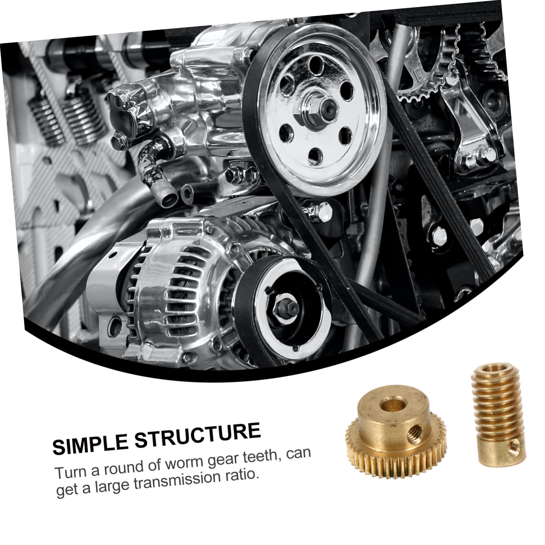 CHILDWEET 2 Pcs 40 Turbine Shaft Worm Mechanical Gears Bevel Gear Shafts Lab Stirring Rods Wheel Drive Tapered Bevel Pinion Gear Cage Gear with Motor Golden Copper