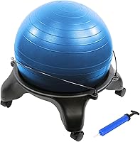 Vista 1 de CanDo Ball Stool Plastic No Back Adult