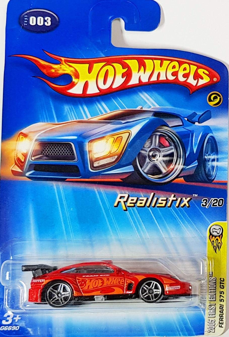 Hot Wheels 2005-003 First Editions Ferrari 575 GTC Realistix 3/20