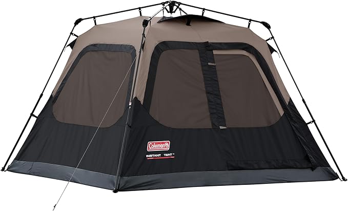 Coleman Instant Tent with 1-Minute Setup, 4/6/8/10 Person Tent with Pre-Attached