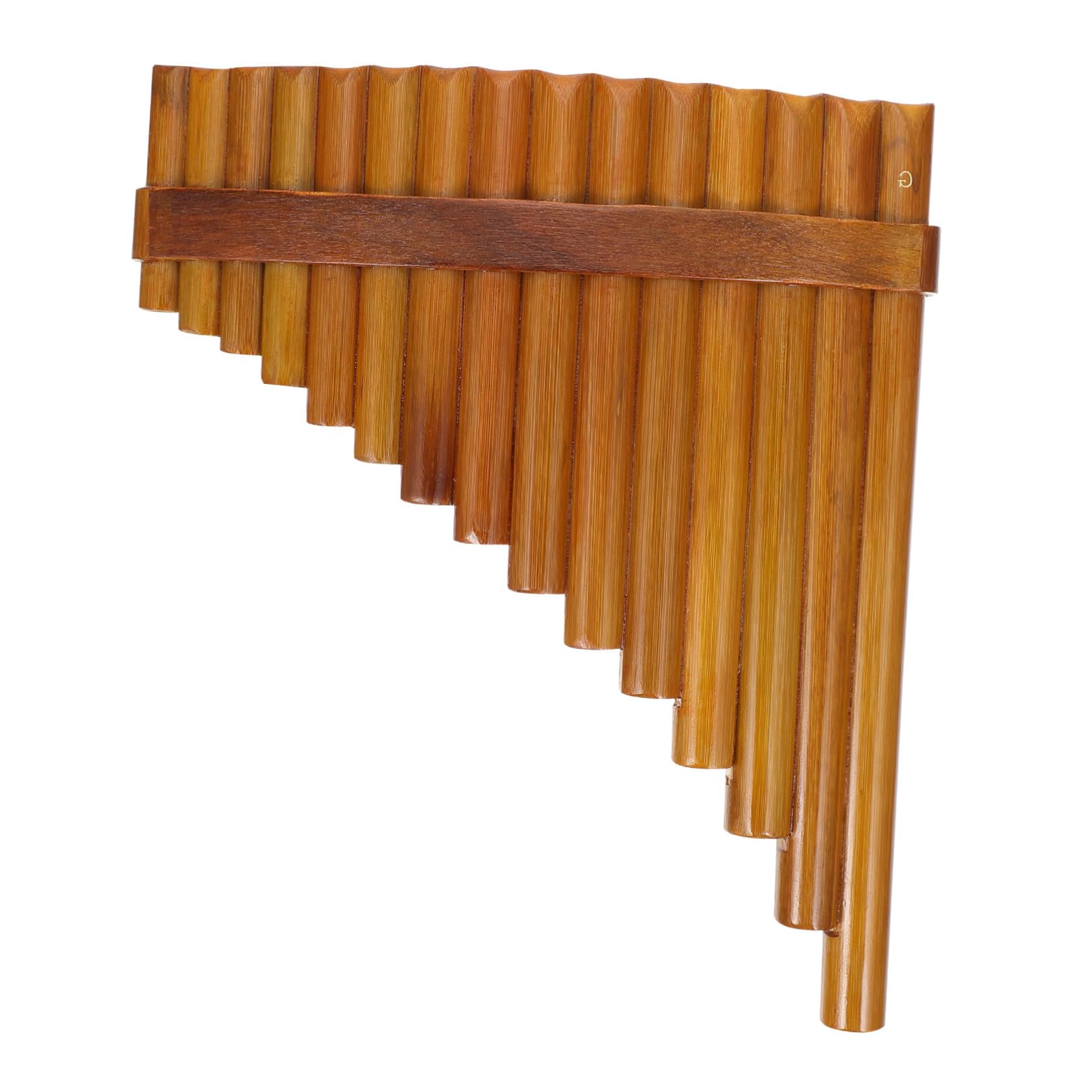 Professionelle Panflöte aus natürlichem Holz Linksseitig Robust Leicht und Tragbar Traditionelles Musikinstrument für Anfänger und Schule