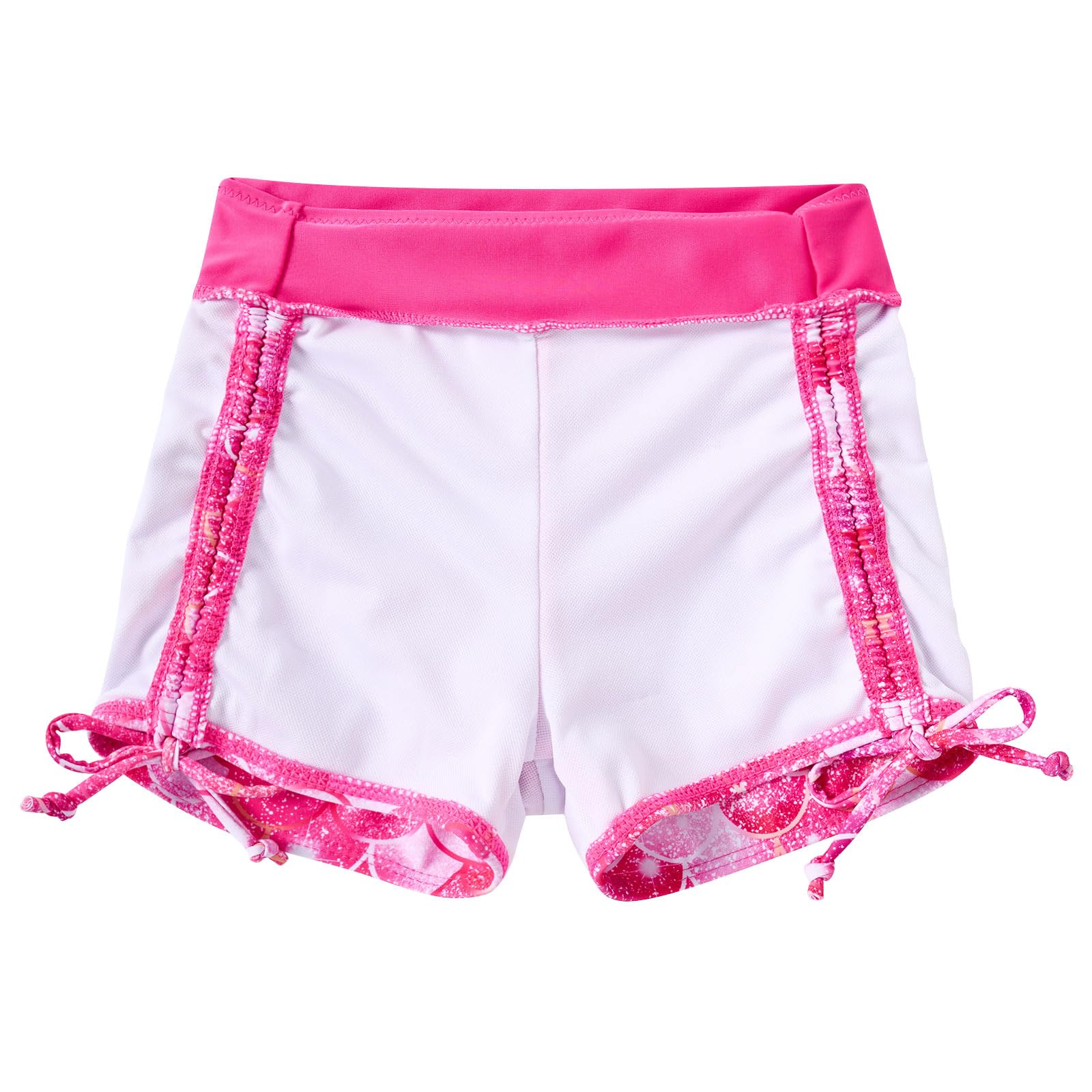 Funnycokid Traje de baño de 3 piezas con cremallera para niñas, conjunto de bikini, traje de baño de verano para niños de 3 a 12 años