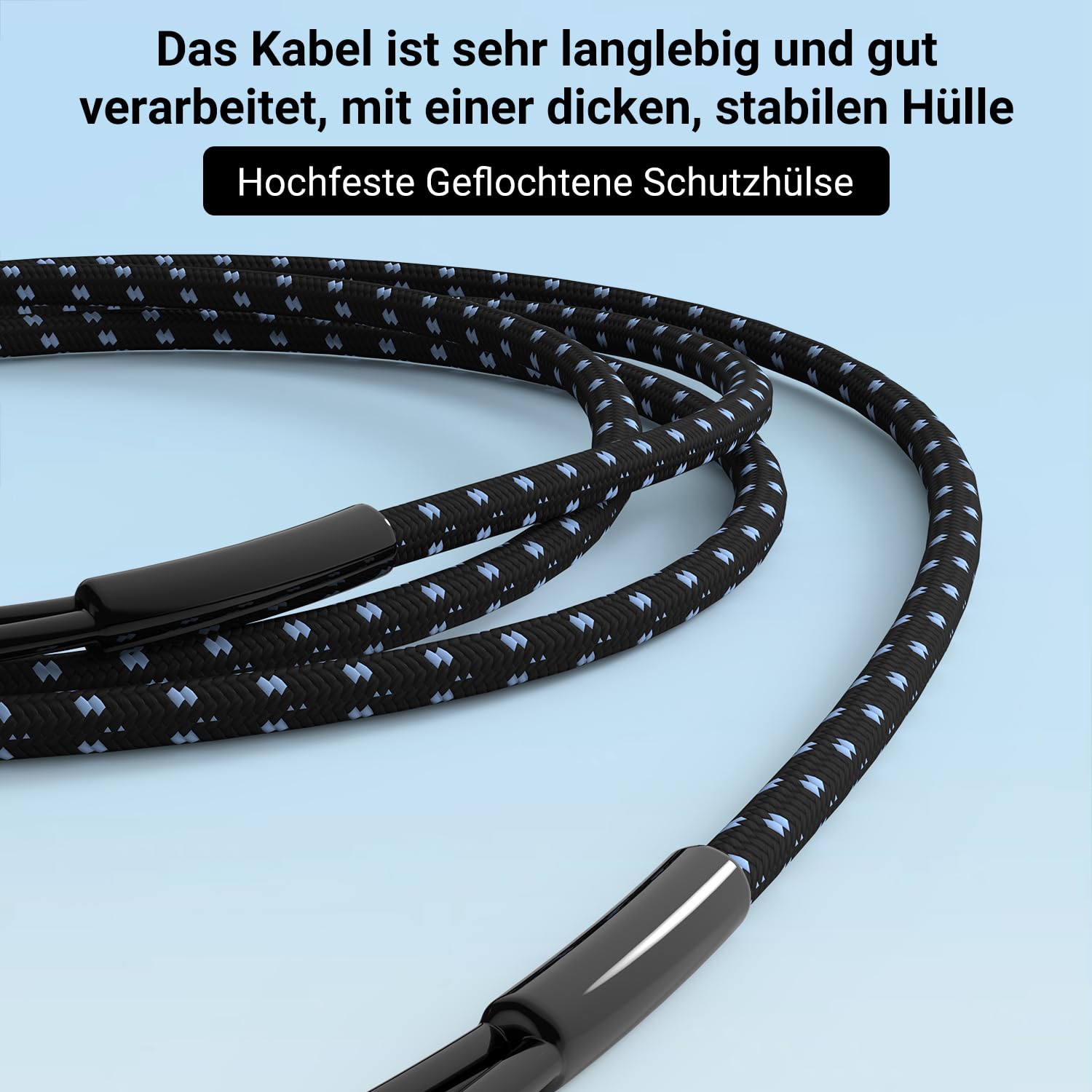 Tertullus Cables de Alta Gama OFC Bañados en Plata Con Conector Banana para HiFi, Cine en Casa, Amplificadores, Altavoces, Sistema HiFi (3 m)