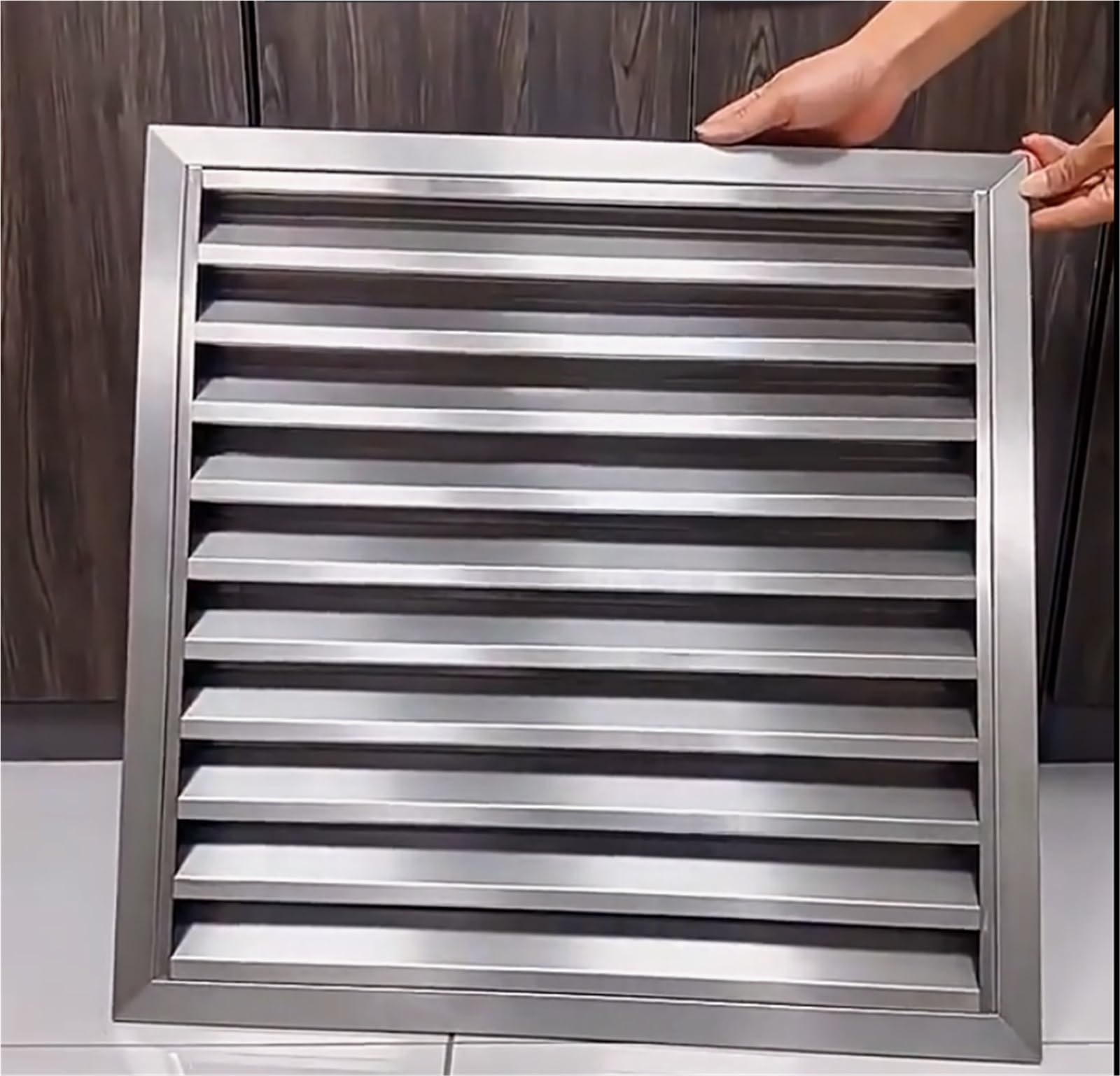 Sturdy Louvered Access Panel Air Grille, Customized Drywall Celling Ventilation Vent Covers - Commercial/Residential, Air Return Vent Covers(36x18" (91x46cm))