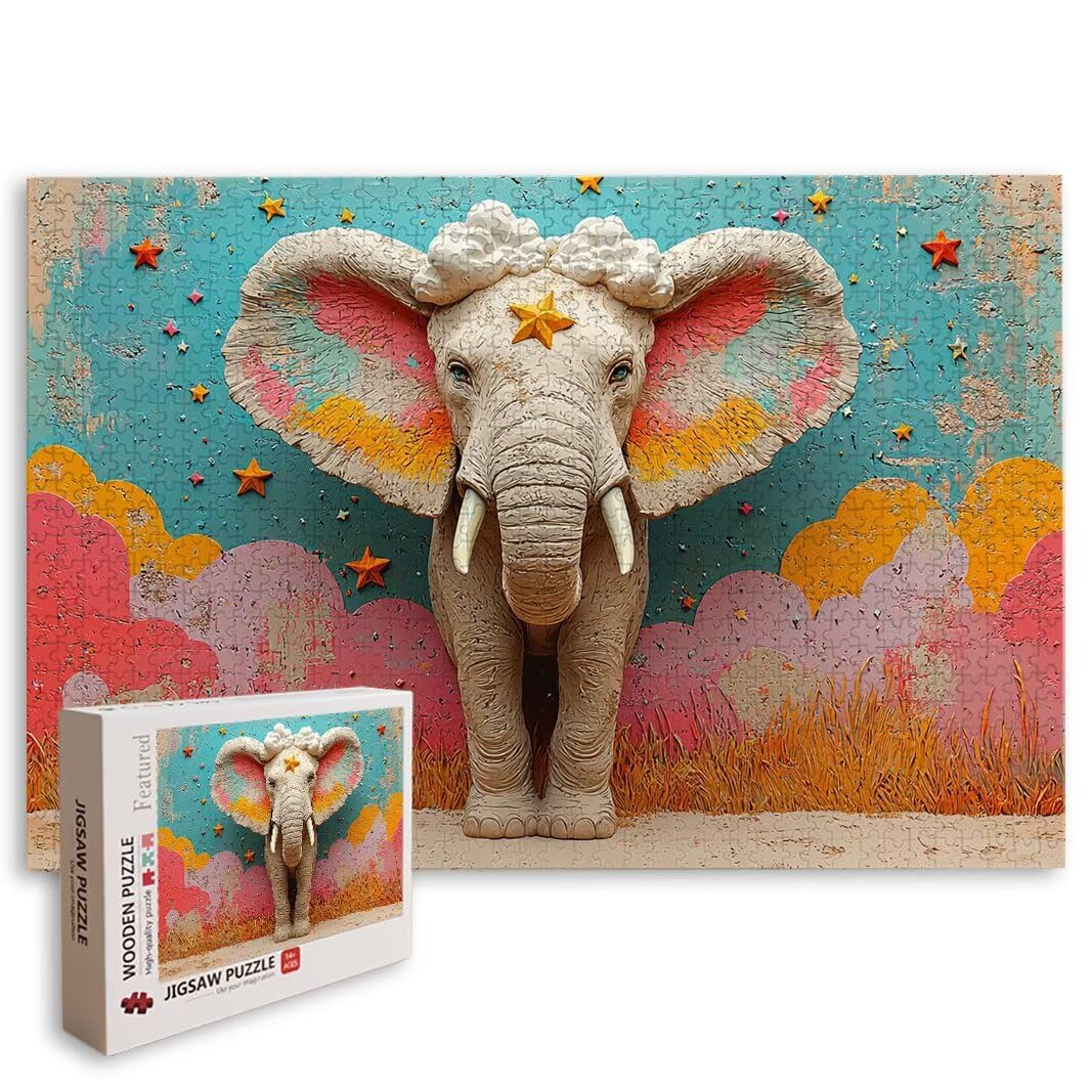 Puzzle Elefante, Puzzle 2000 Pezzi Adulti per Decor, Regalo Donna -8806