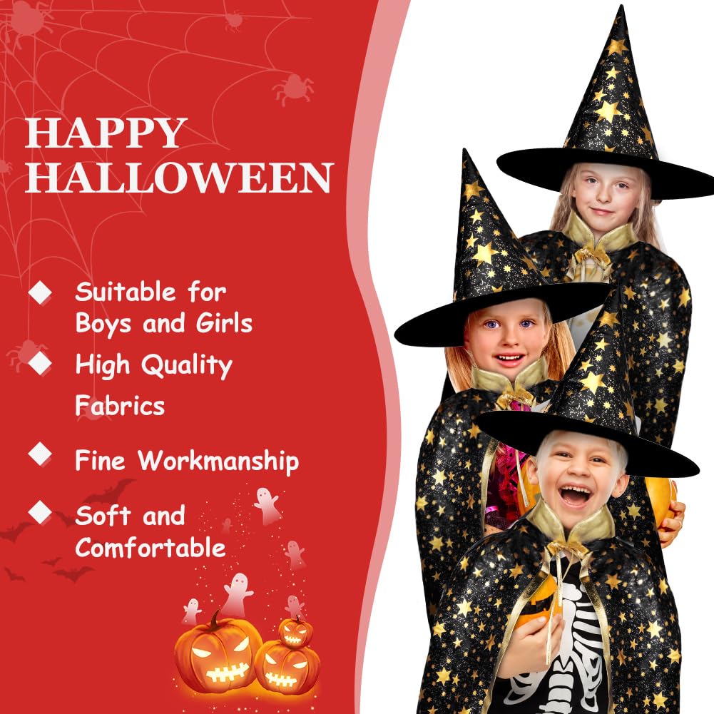 AYBUY Wizard Cape Witch Cloak Kids - Image 4
