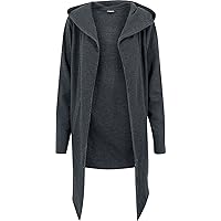 URBAN CLASSICS Uomo Cardigan Giacca Cappuccio, Maglione Manica Lunga