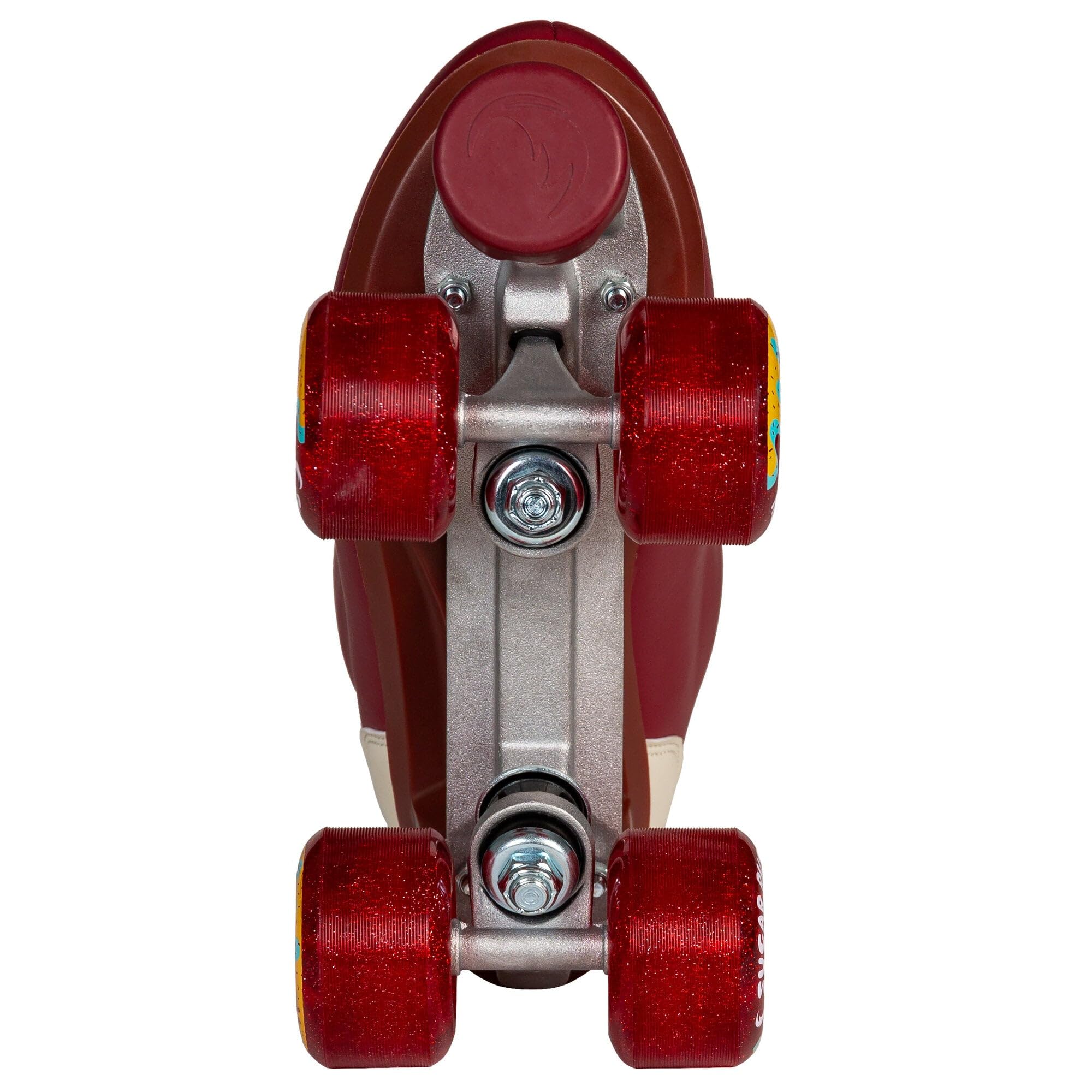 Chaya Cozy Wine Patins à roulettes pour homme et femme au look rétro pour rollers discothèques, chaussures à roulettes en rouge