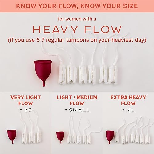 Miniatura 2 de Pixie Cup Copa menstrual  Clasificado 1 para la taza de período más cómoda y reutilizable  Úselo durante 12 horas  Reduce los calambres  Dura 10