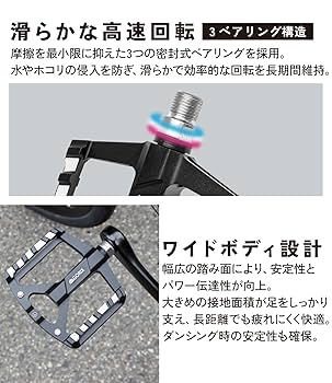 Amazon.co.jp: GORIX(ゴリックス) 自転車ペダル フラットペダル