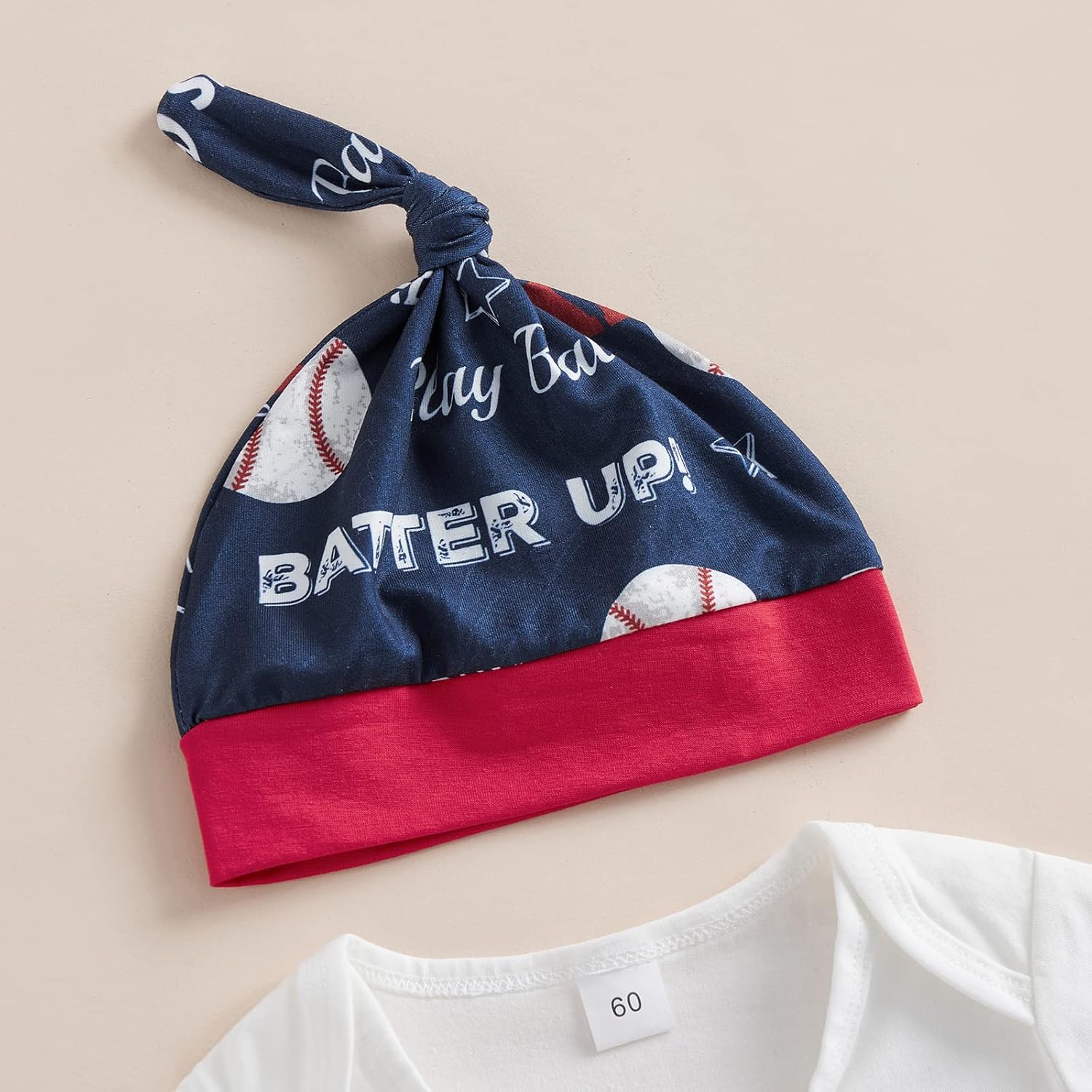 Chloefairy Newborn Baby Boy Baseball Outfit New Player in Town Romper Baseball Jogger Pants 3Pcs Coming Home Outfit - Image 4